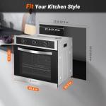 AMZCHEF 24" Built-in Electric Wall Oven 2200W