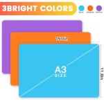 Silicone Mats for Crafts and Playdough - 3 Pack