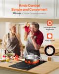 VEVOR 1800W Induction Cooktop with 2 Burners