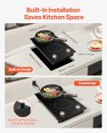 VEVOR 1800W Induction Cooktop with 2 Burners