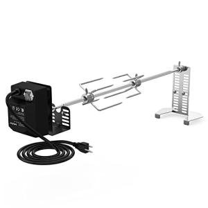 Universal BBQ Grill Rotisserie Kit with Electric Motor