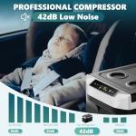 Portable 12V Compressor Refrigerator for Camping and Travel