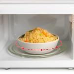 Retro Compact Microwave Oven with LED Display