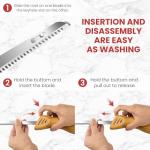 Prikoi Electric Knife Set with Serrated Blades
