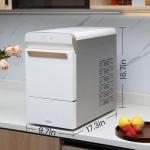 Gevi V2.0 Countertop Nugget Ice Maker, 30lbs