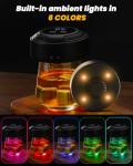 Electric Whiskey Smoker Kit with Built-in Lighter