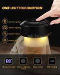 Electric Whiskey Smoker Kit with Built-in Lighter