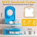 Crustless Sandwich Cutter and Sealer for Kids