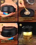 Electric Whiskey Smoker Kit with Built-in Lighter