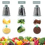 Eleko Meyar Manual Rotary Cheese Grater with Handle