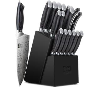 SHAN ZU 16-Piece Ultra Sharp Knife Set