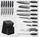 SHAN ZU 16-Piece Ultra Sharp Knife Set