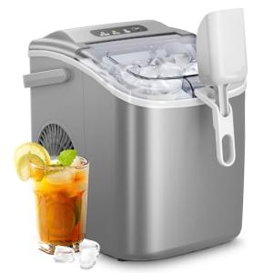 AGLUCKY Portable Countertop Ice Maker Machine