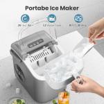AGLUCKY Portable Countertop Ice Maker Machine