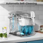 AGLUCKY Portable Countertop Ice Maker Machine