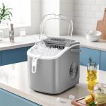 AGLUCKY Portable Countertop Ice Maker Machine