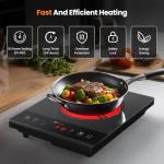 Nuopuplai Portable Electric Hot Plate with Timer