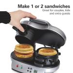 Hamilton Beach Dual Breakfast Sandwich Maker, 5 Minutes