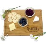 Custom Engraved Bamboo Cutting Board for Couples