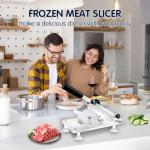 Manual Stainless Steel Meat Slicer for Home Use