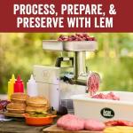 LEM BigBite #22 Electric Meat Grinder, 1.0 HP