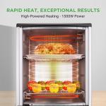 Nutrichef Vertical Countertop Oven with Rotisserie & More