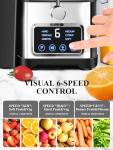 1200W 6-Speed Digital Centrifugal Juicer Machine