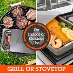 Camerons Large Stovetop Smoker with Wood Chips