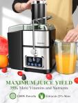 1200W 6-Speed Digital Centrifugal Juicer Machine