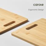 CAROTE Bamboo Cutting Boards Set - 3 Pieces