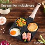CAROTE Nonstick 4-Cup Omelette Pan and Skillet