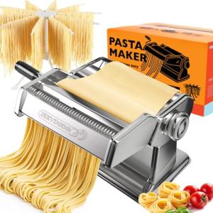 Izzydodo Pasta Maker and Drying Rack Set