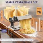 Izzydodo Pasta Maker and Drying Rack Set
