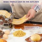 Izzydodo Pasta Maker and Drying Rack Set