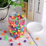 4-Pack Wide Mouth Leak-Proof Plastic Jars