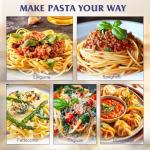 Izzydodo Pasta Maker and Drying Rack Set