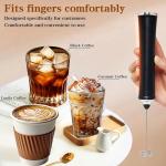 Handheld Rechargeable Milk Frother with Stand