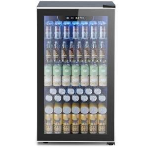 Electactic Mini Fridge for 130 Beverages, Black
