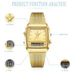 Stylish Dual Time Zone Waterproof Watch for Everyone