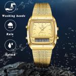 Stylish Dual Time Zone Waterproof Watch for Everyone