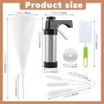 Stainless Steel Churro Maker & Cookie Press Kit