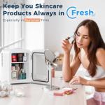 Portable Mini Fridge for Skin Care and Drinks