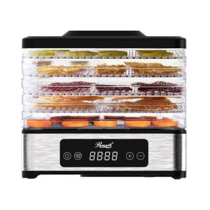 Rosewill Compact Food Dehydrator with 5 Trays