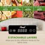 Rosewill Compact Food Dehydrator with 5 Trays