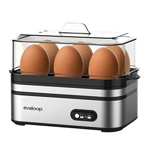 Evoloop Electric Egg Cooker for 6 Eggs