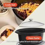 Bella 6.0 Qt Programmable Slow Cooker with Ceramic Pot