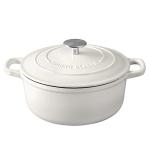 5.5 Quart Enameled Cast Iron Dutch Oven - White