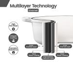 5.5 Quart Enameled Cast Iron Dutch Oven - White