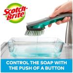 Scotch-Brite Soap Control Dish Brush Scrubber