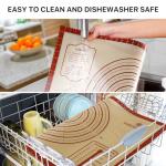 Extra Thick Silicone Baking Mat with Measurements